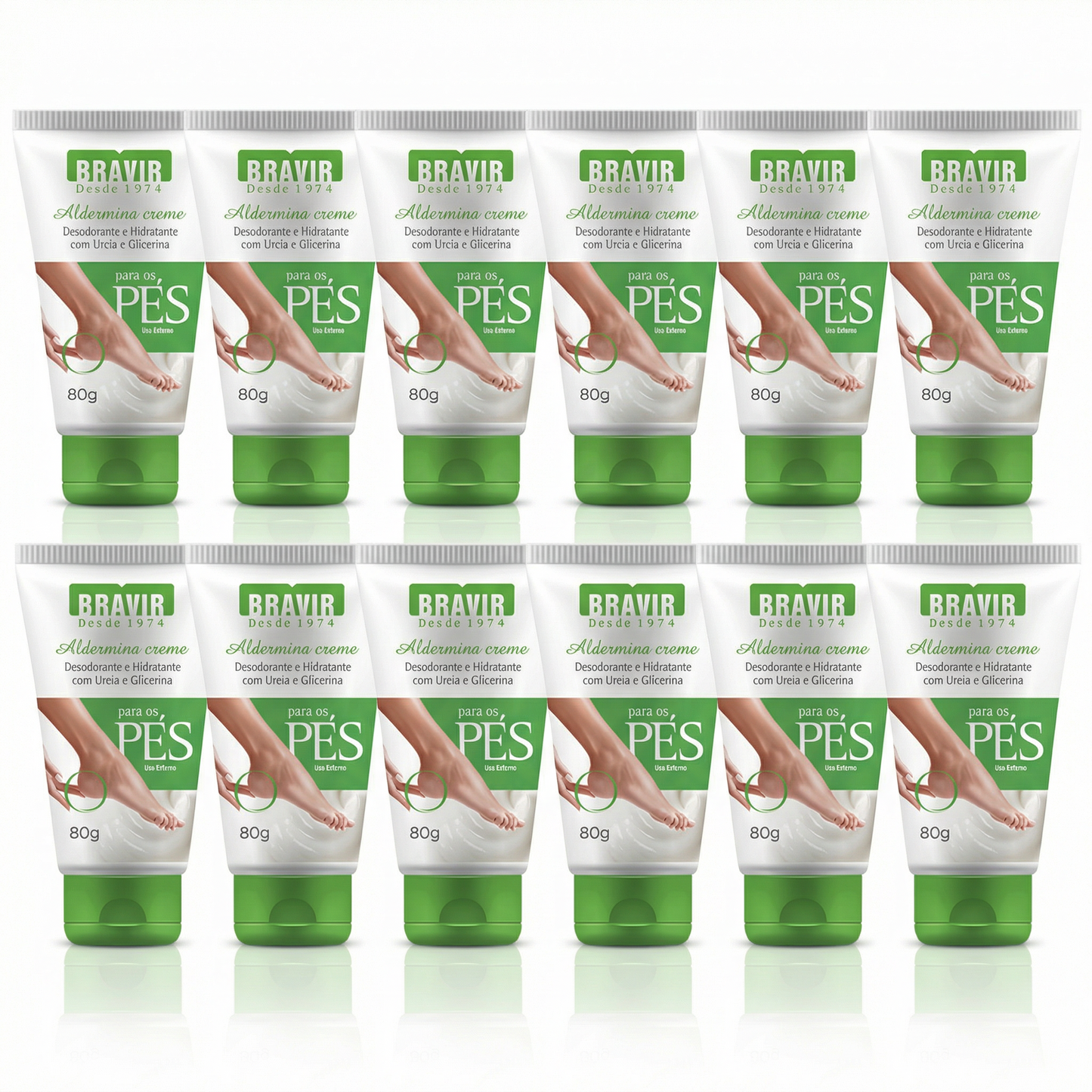 Kit 12x - Creme para os Pés Aldermina