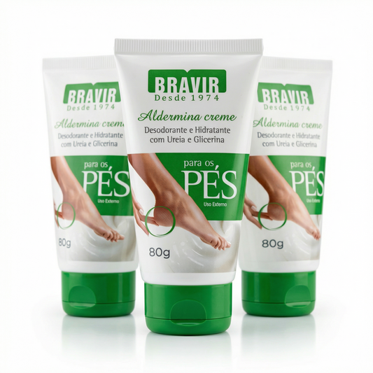 Kit 3x - Creme para os Pés Aldermina