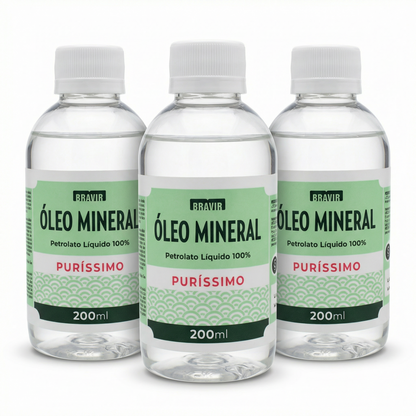 Kit 3x - Óleo Mineral - Compre 02 Leve 03