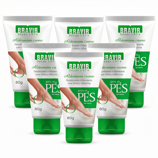 Kit 6x - Creme para os Pés Aldermina