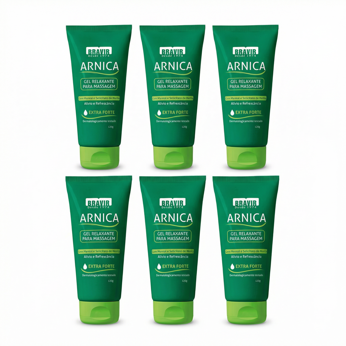 Kit 6x - Gel de Arnica Bravir