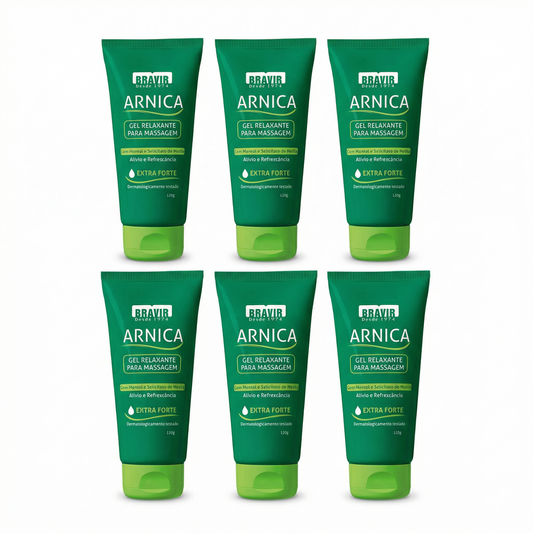 Kit 6x - Gel de Arnica Bravir