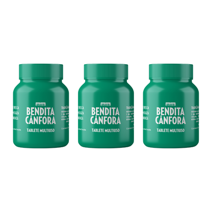 Cânfora Pastilha Odorizante — Compre 2, Leve 3 Potes
