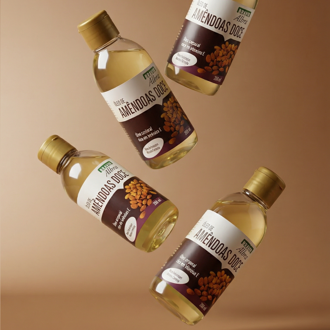 Kit 3x - Óleo De Amêndoas Bravir - Compre 02 Leve 03