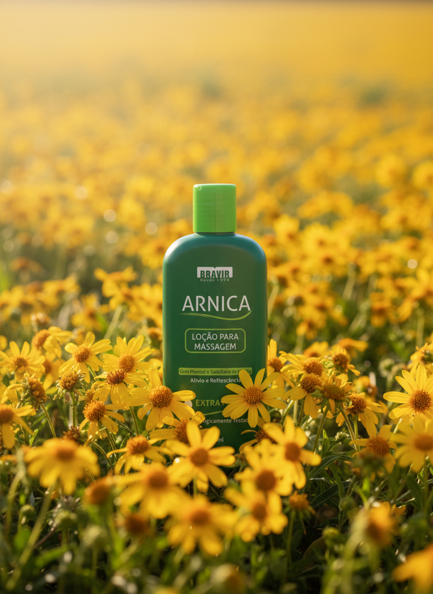 Kit 3x - Arnica Loção Bravir - Compre 02 Leve 03