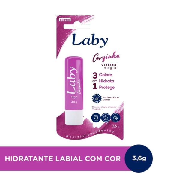 LABY Corzinha FPS15 Violeta Magia 3,6g