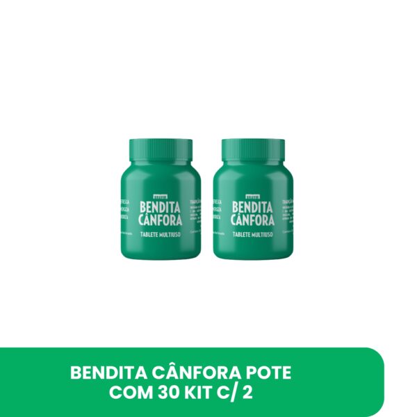 Bendita Cânfora Pote Com 30 Kit com 2